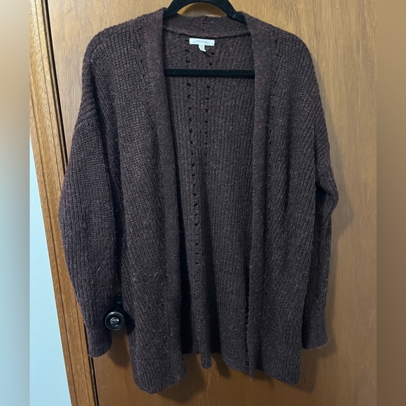 Maurices Wine Open Front Cardigan - Picture 4 of 7